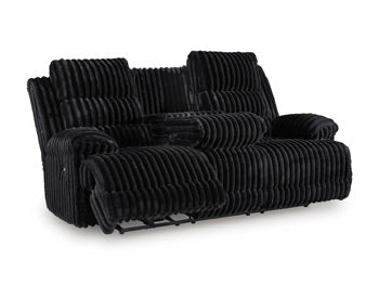 Rhine Falls Power Reclining Sofa with Drop Down Table Signature Design by Ashley® Living Room