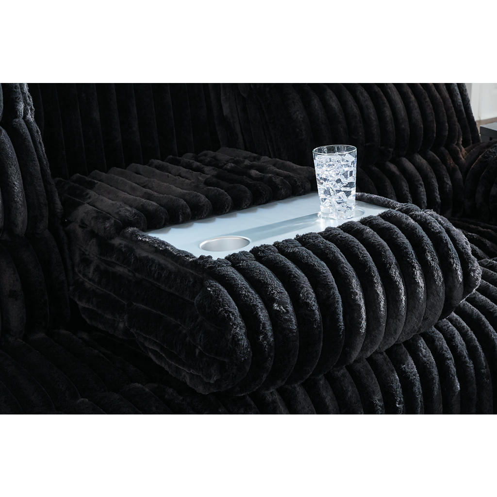 Rhine Falls Power Reclining Sofa with Drop Down Table Signature Design by Ashley® Living Room