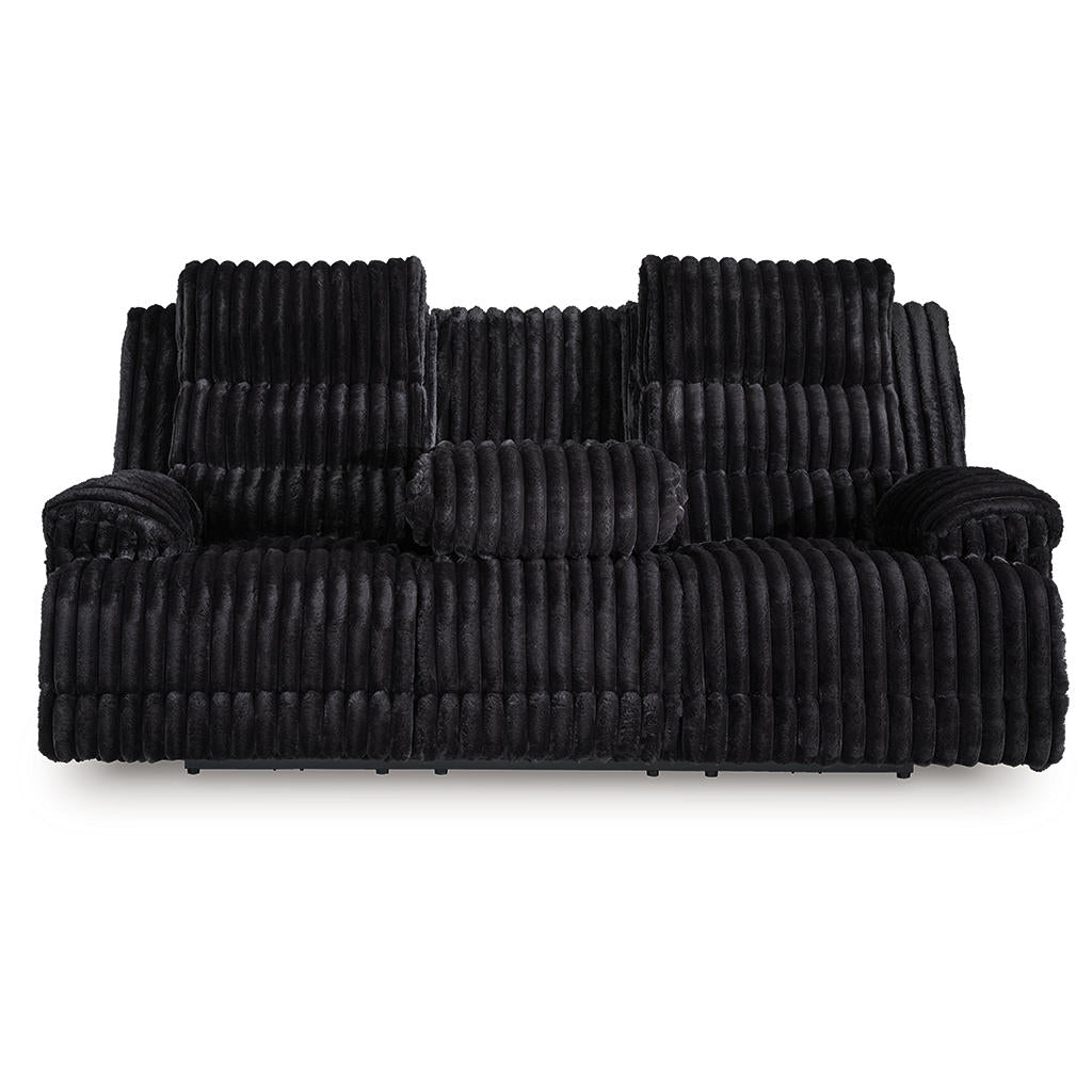 Rhine Falls Power Reclining Sofa with Drop Down Table Signature Design by Ashley® Living Room