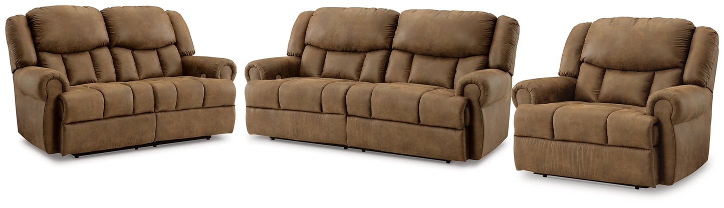 Boothbay Power Reclining Sofa, Loveseat and Recliner