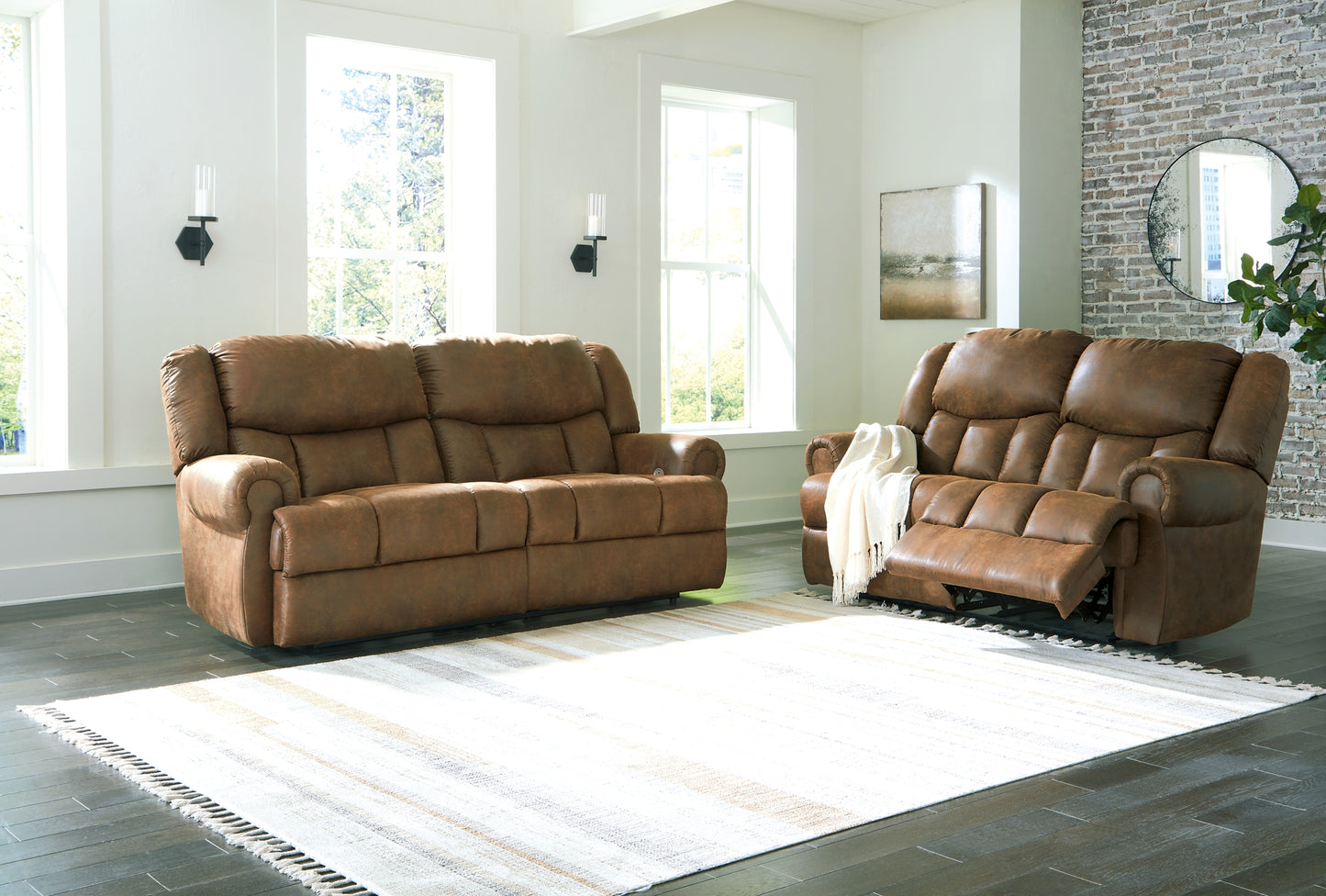 Boothbay Power Reclining Sofa, Loveseat and Recliner