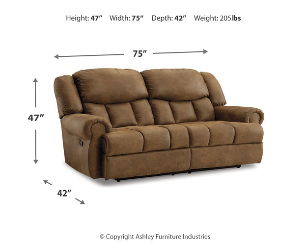 Boothbay Reclining Sofa, Loveseat and Recliner