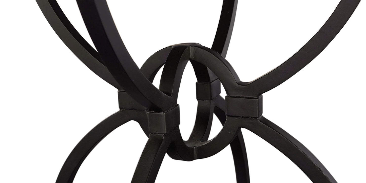 Atlas Blue Stone Round Dining Table Bassett