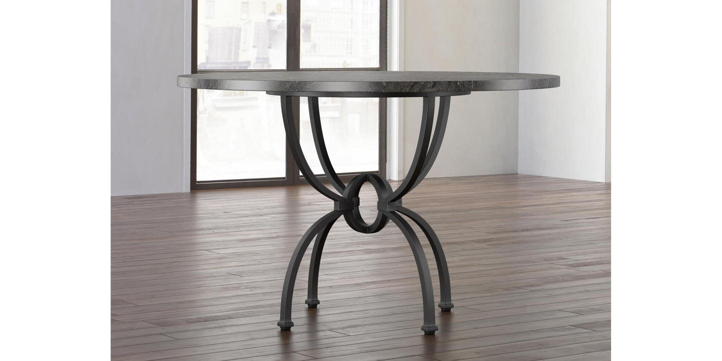 Atlas Blue Stone Round Dining Table Bassett