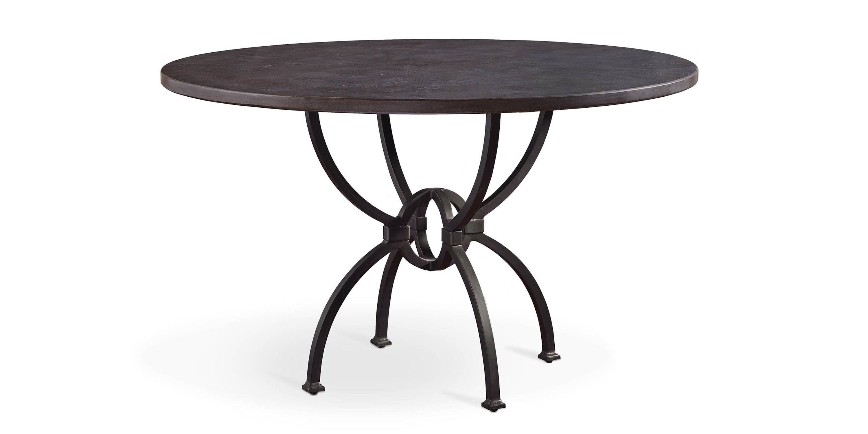 Atlas Blue Stone Round Dining Table Bassett