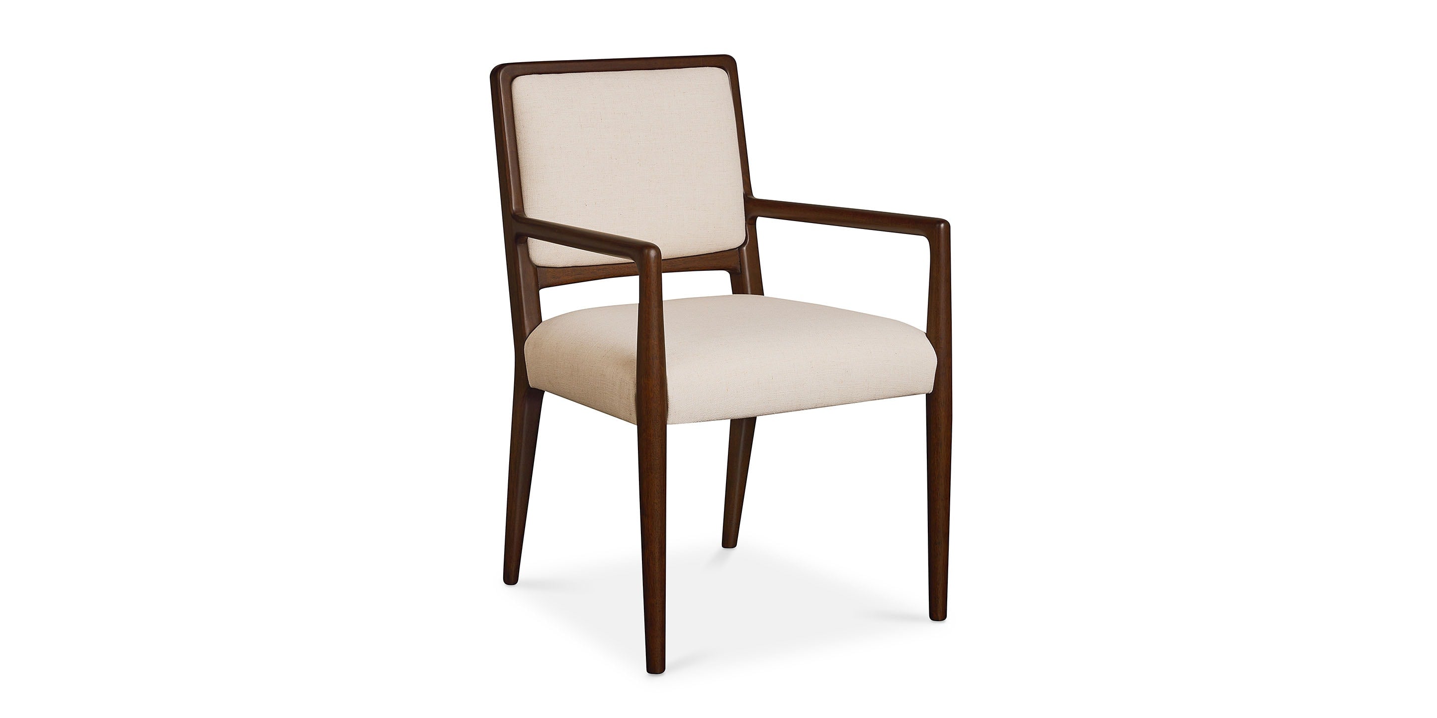 Bassett Copenhagen Arm Chair — Danish Modern Dining, Your Cover Choice Bassett Dining Chair