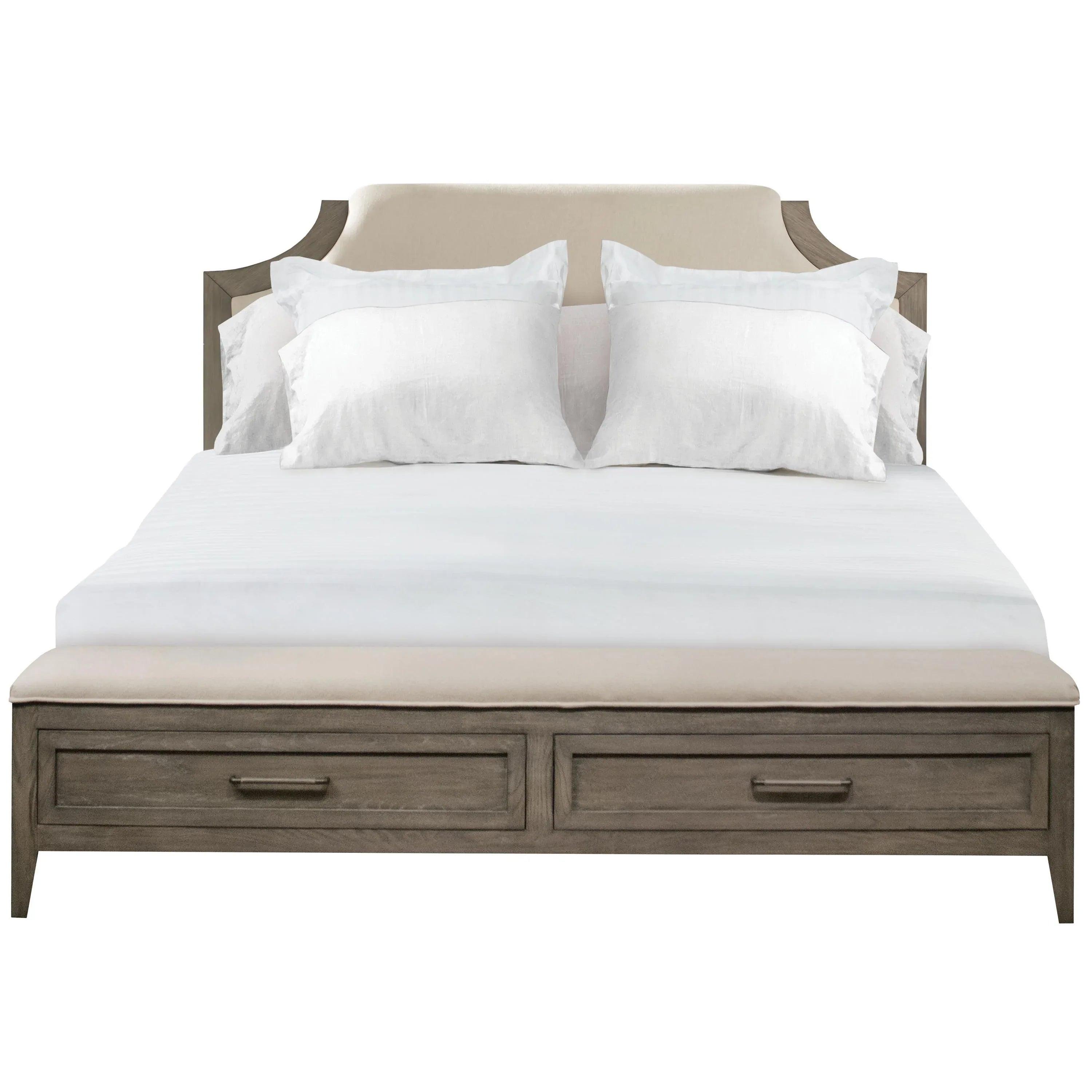 Riverside Vogue 6/0-6/6 Uph Headboard — Gray Wash Riverside Furniture Bedroom
