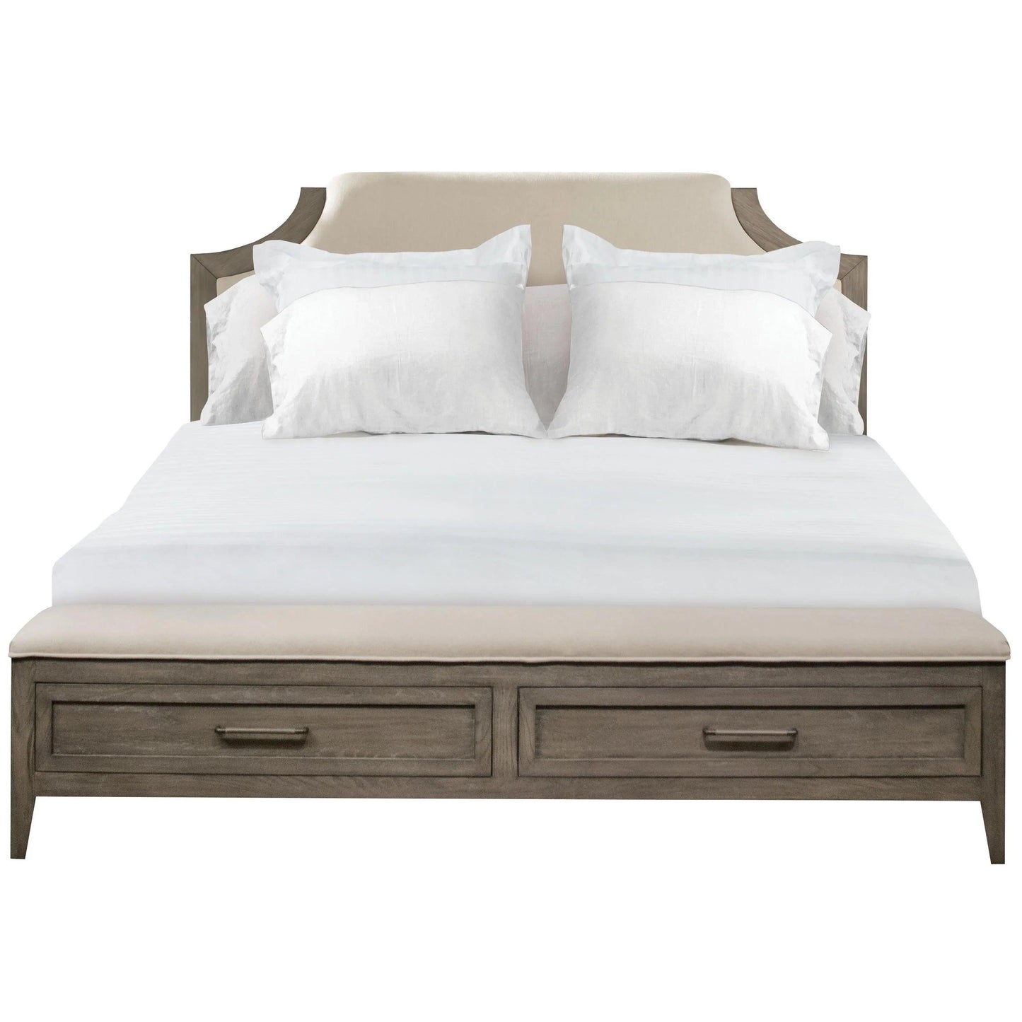 Riverside Vogue 6/0-6/6 Uph Headboard — Gray Wash Riverside Furniture Bedroom