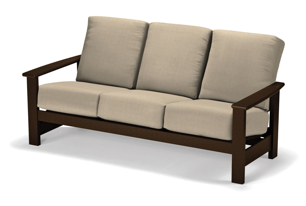 Telescope Casual Leeward MGP Three-Seat Sofa — Snow Telescope Casual Outdoor Sofa