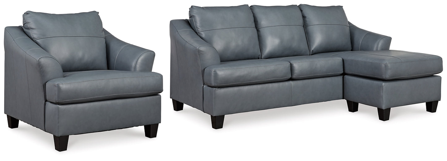 Genoa Chaise Sofa and Oversized Chair