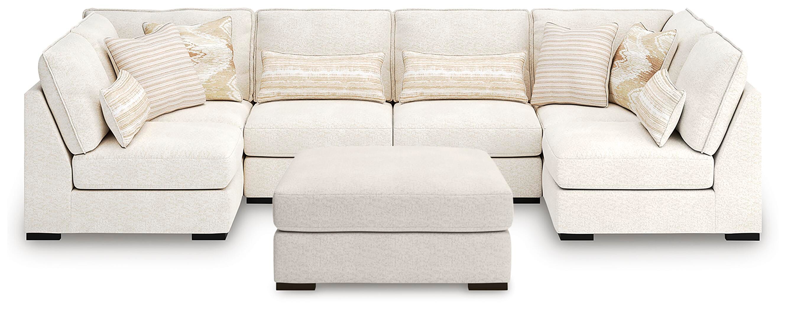 Donelson Creek 4-Piece Modular Sectional and Oversized Ottoman