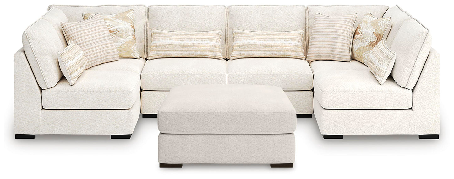 Donelson Creek 4-Piece Modular Sectional and Oversized Ottoman