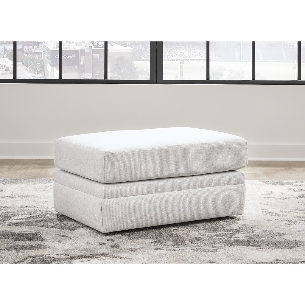 Maitelynn Ottoman — Chalk Off-White on Non-Skid Legs Signature Design by Ashley® Living Room