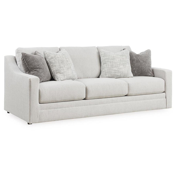 Maitelynn Sofa — Architectural Lines in Chalk, 88 Inches Signature Design by Ashley® Living Room
