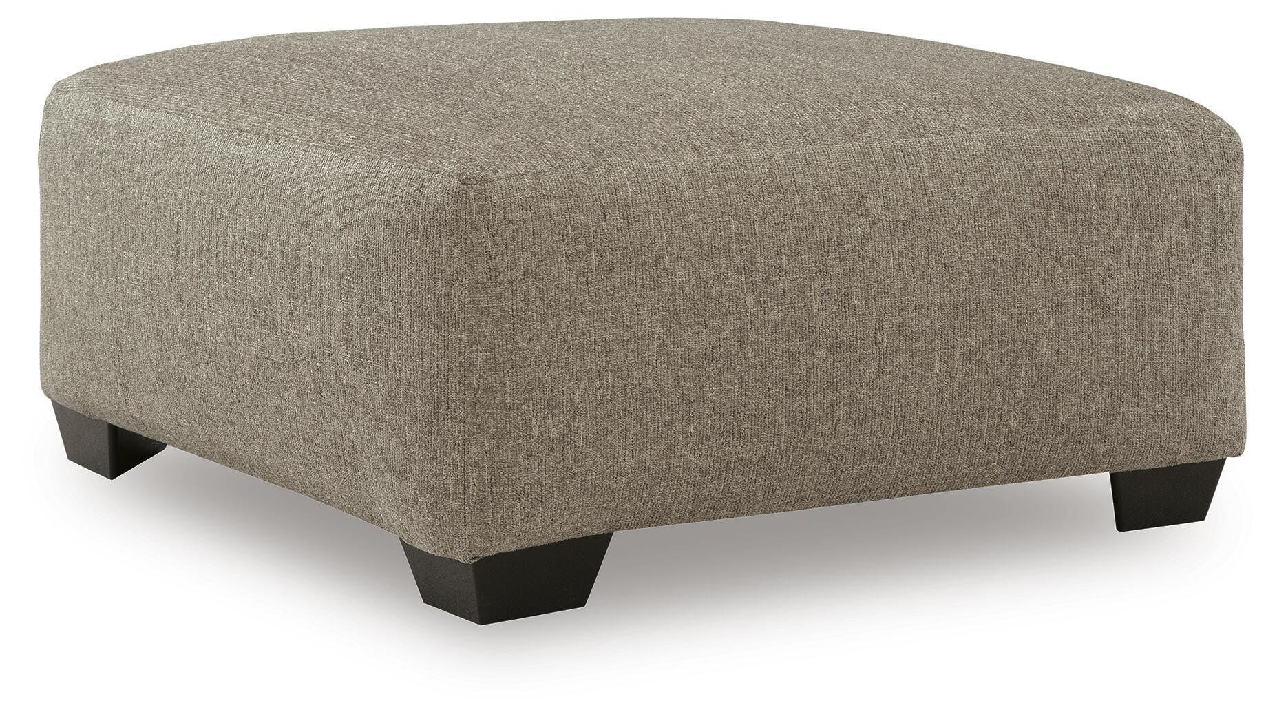Newellen 3-Piece Sectional and Oversized Ottoman — Wedge Corner Benchcraft® Living Room