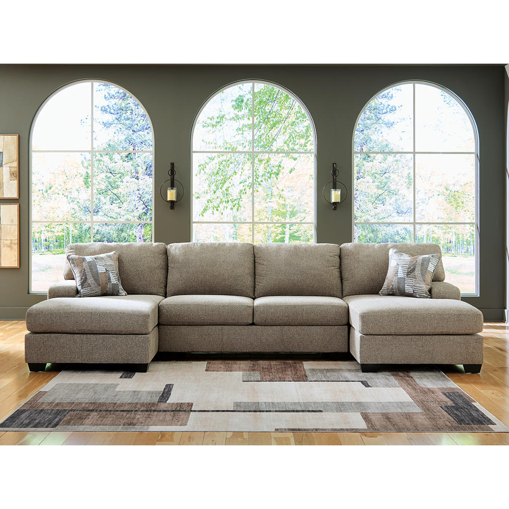 Seyler Lane 3-Piece Sectional with Double Chaise Benchcraft® Living Room