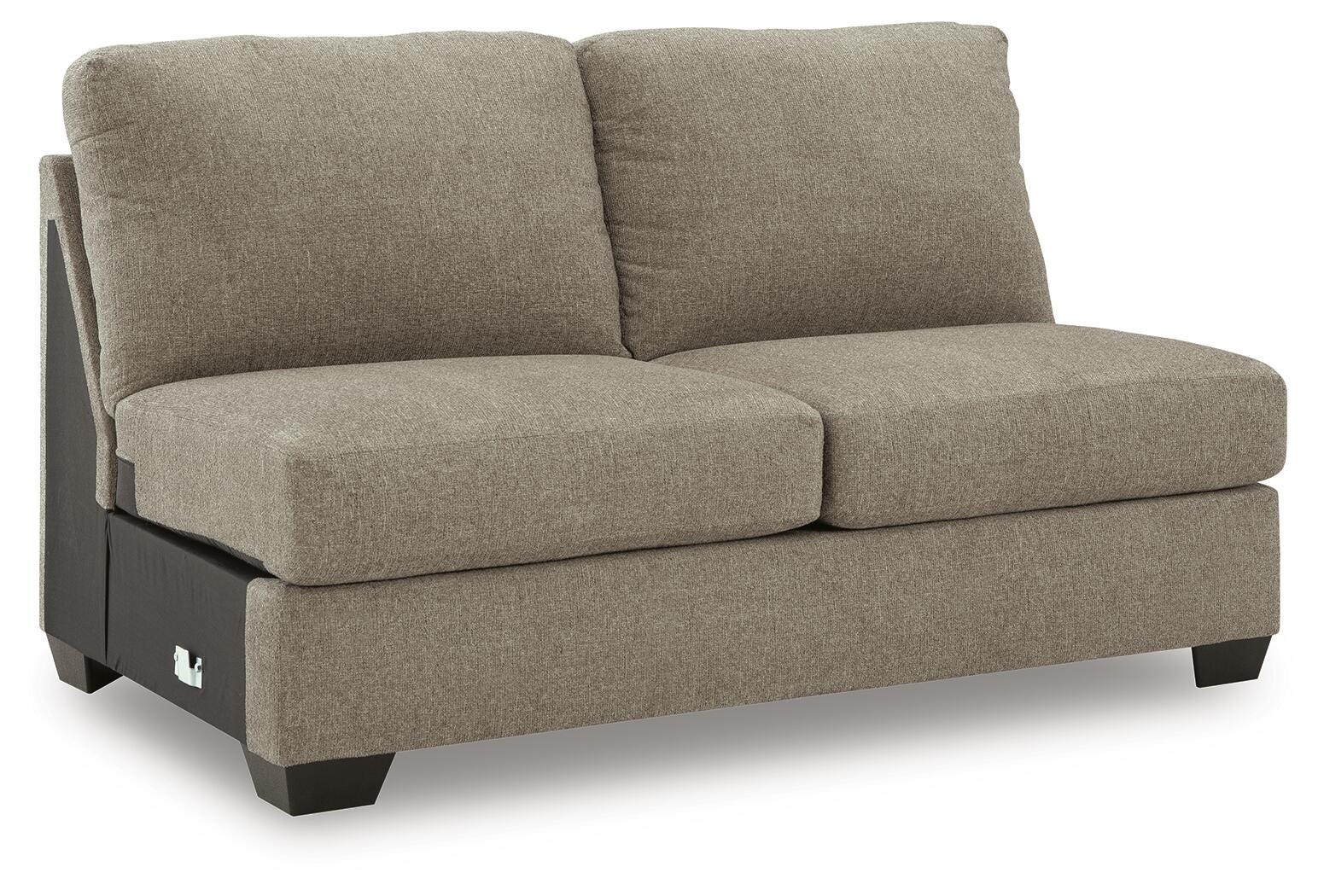 Newellen 3-Piece Sectional and Oversized Ottoman — Wedge Corner Benchcraft® Living Room