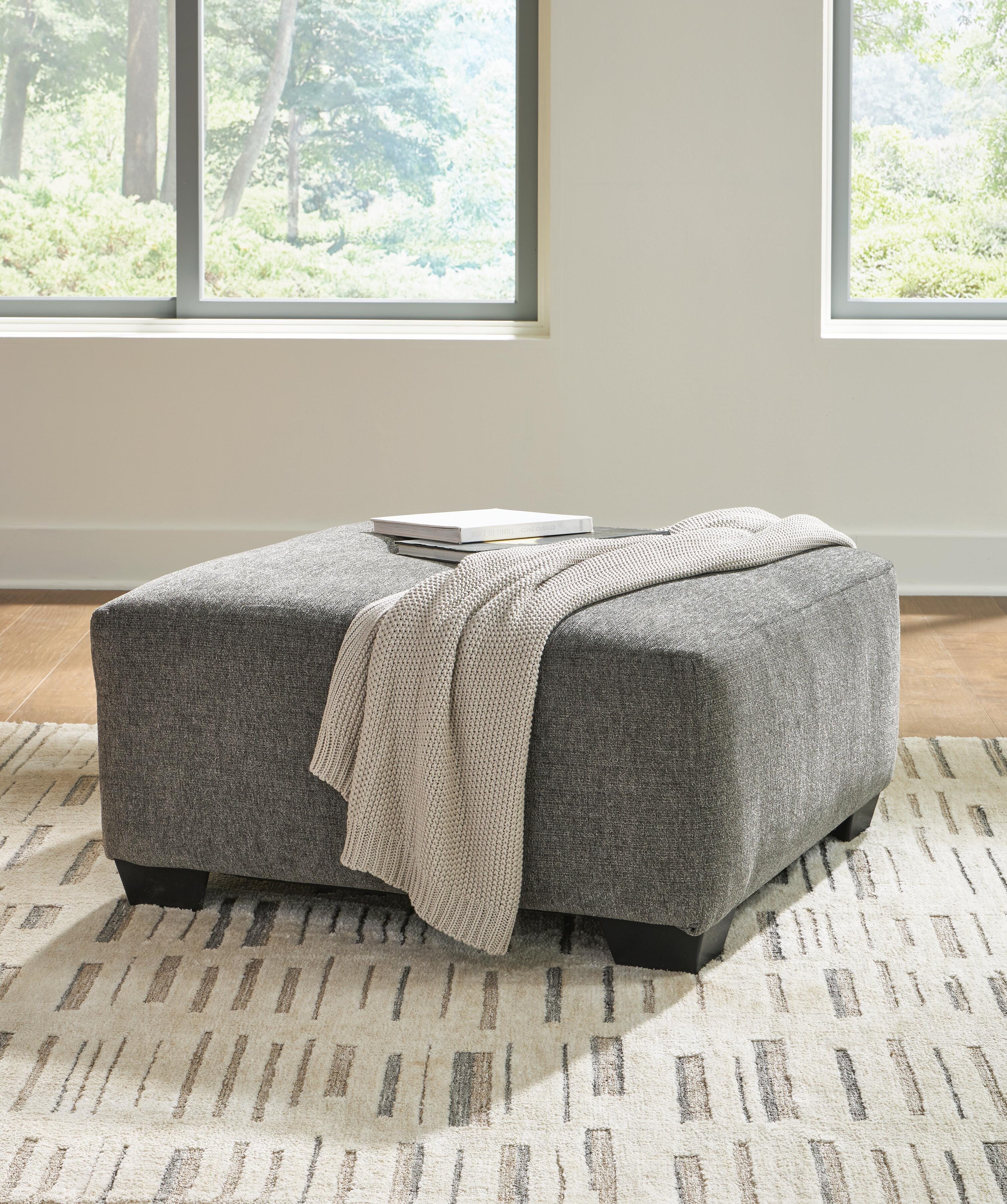 Clarington 3-Piece Sectional and Oversized Ottoman — Wedge Corner Signature Design by Ashley® Living Room