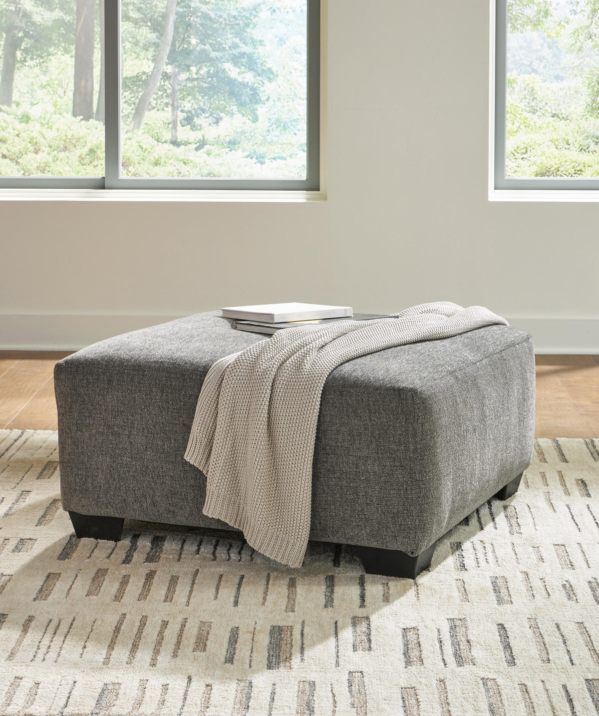Clarington 3-Piece Sectional and Oversized Ottoman — Wedge Corner Signature Design by Ashley® Living Room