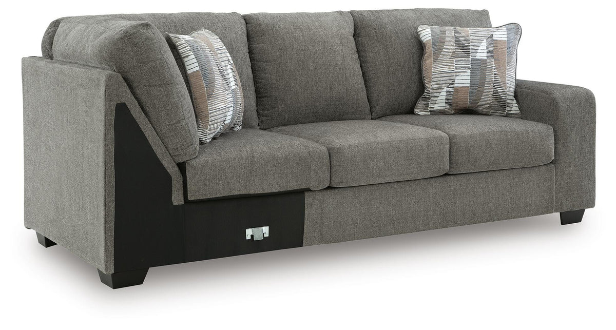 Clarington 3-Piece Sectional and Oversized Ottoman — Wedge Corner Signature Design by Ashley® Living Room