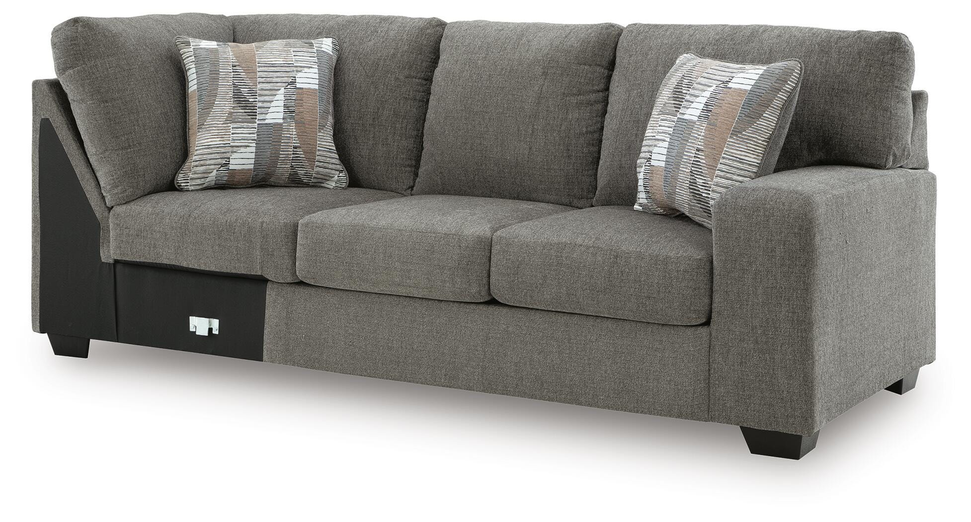 Clarington 3-Piece Sectional and Oversized Ottoman — Wedge Corner Signature Design by Ashley® Living Room