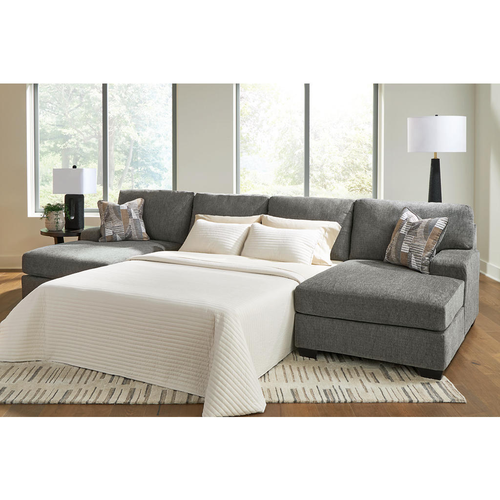 Revenna 3-Piece Sleeper Sectional with Double Chaise Signature Design by Ashley® Living Room
