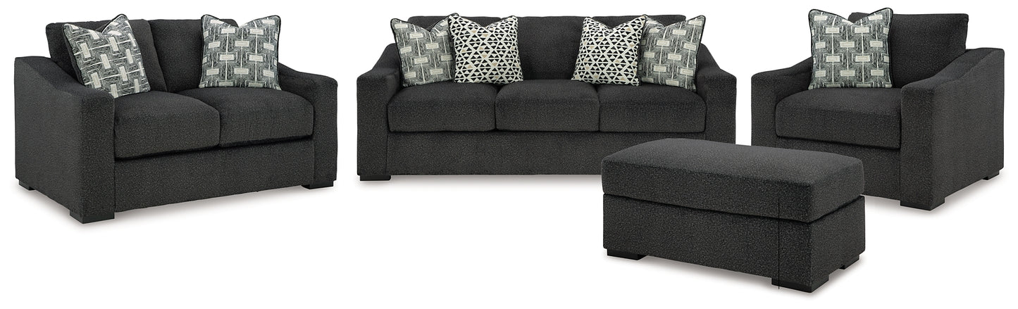 Wryenlynn Sofa, Loveseat, Oversized Chair and Ottoman