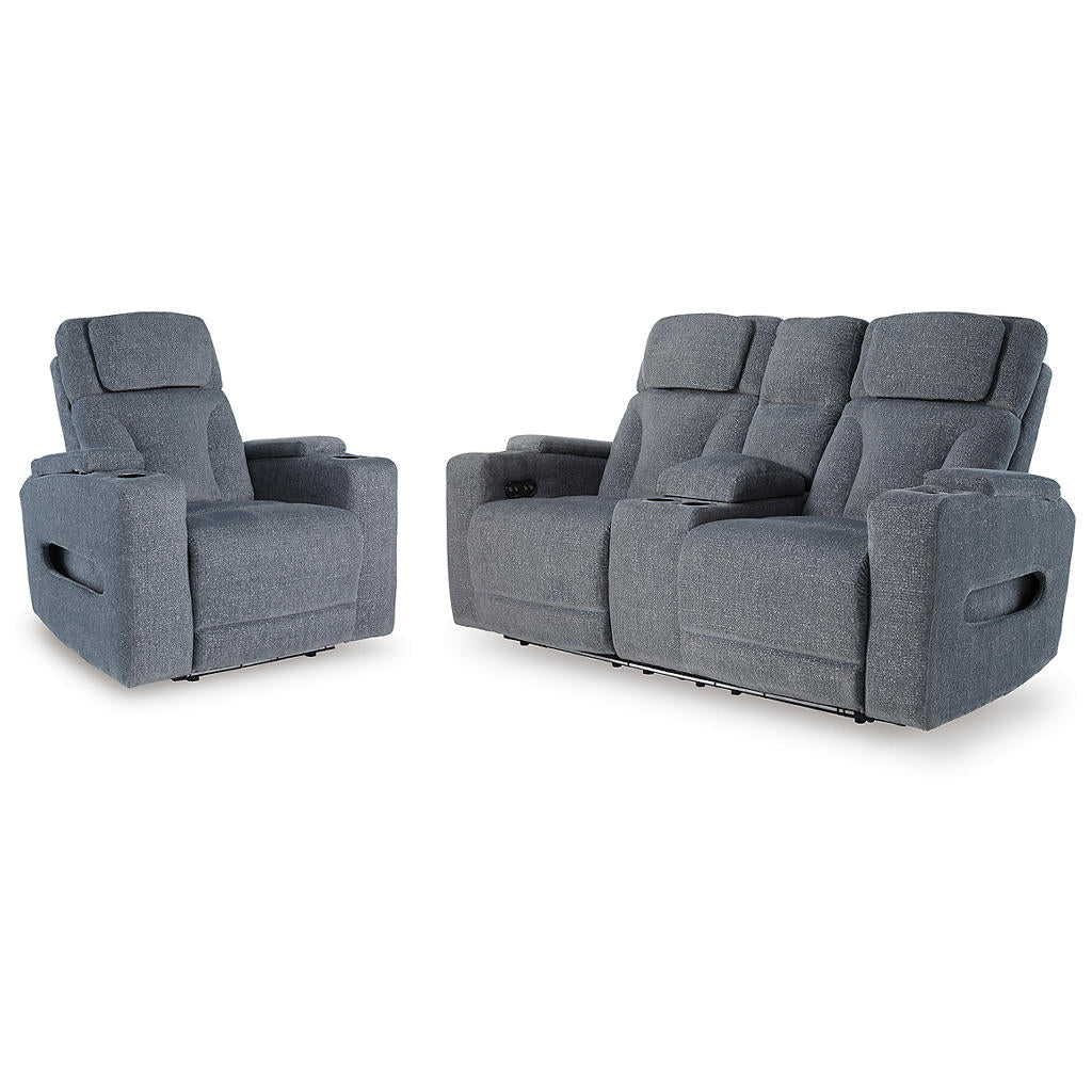 Studio Cave Power Reclining Loveseat and Power Recliner Signature Design by Ashley® Uncategorized