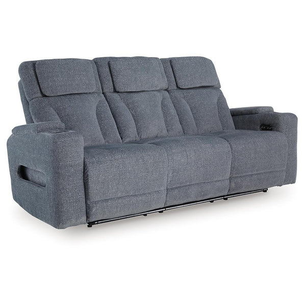 Studio Cave Power Reclining Sofa — Steel Signature Design by Ashley® Living Room