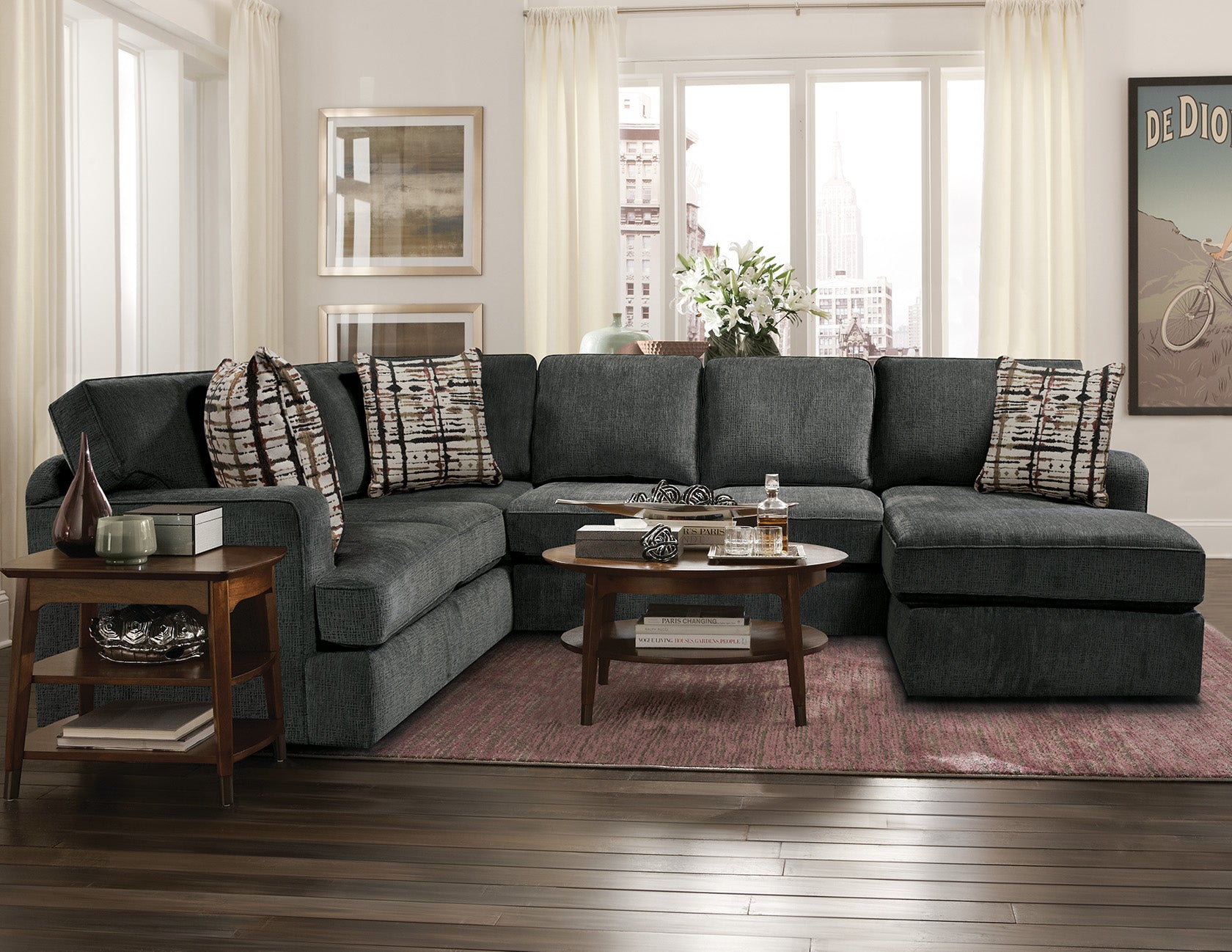 Rouse Armless Loveseat