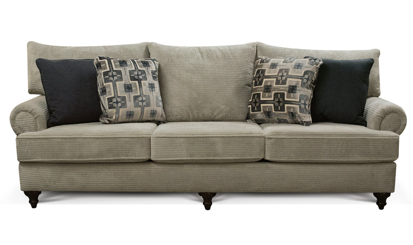 Rosalie Ottoman with Nails