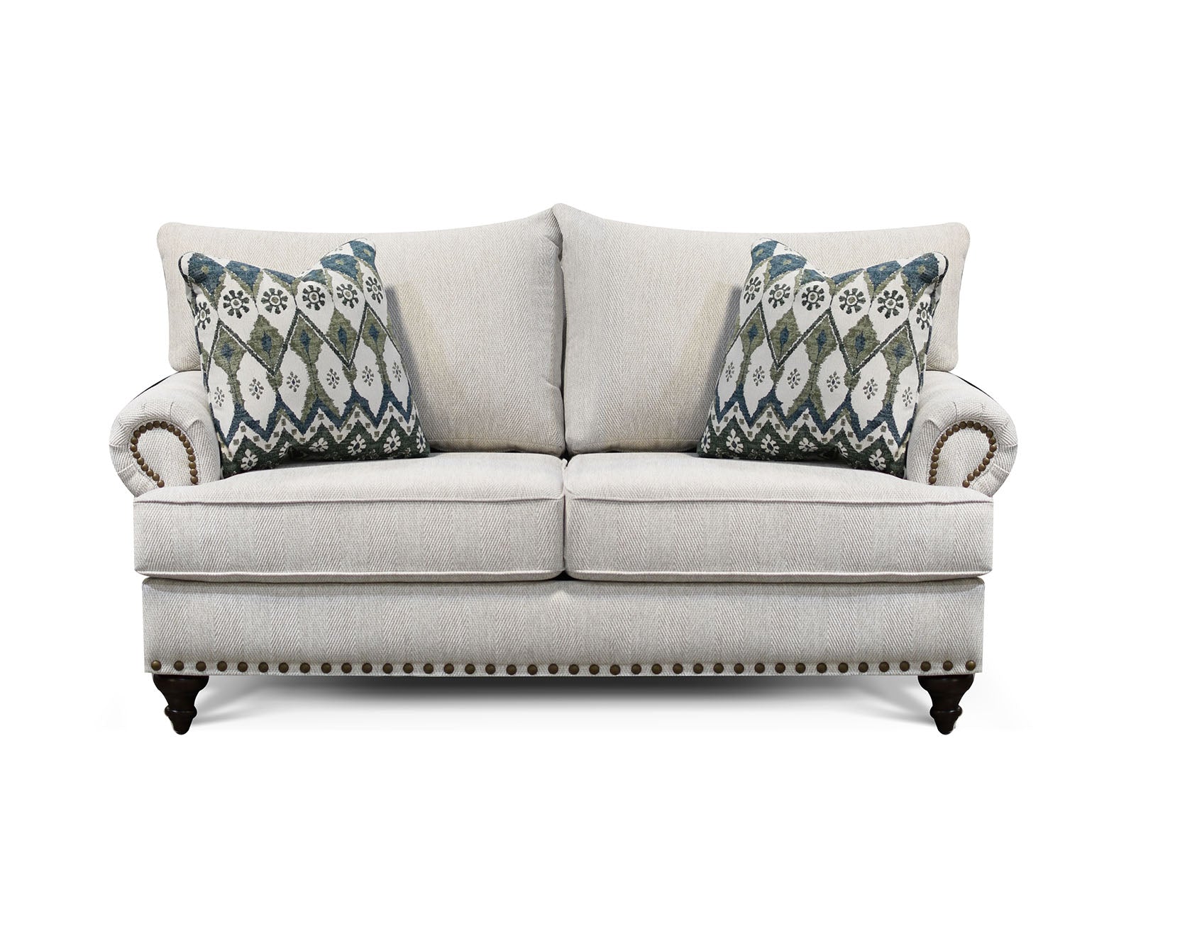 Rosalie Loveseat with Nails