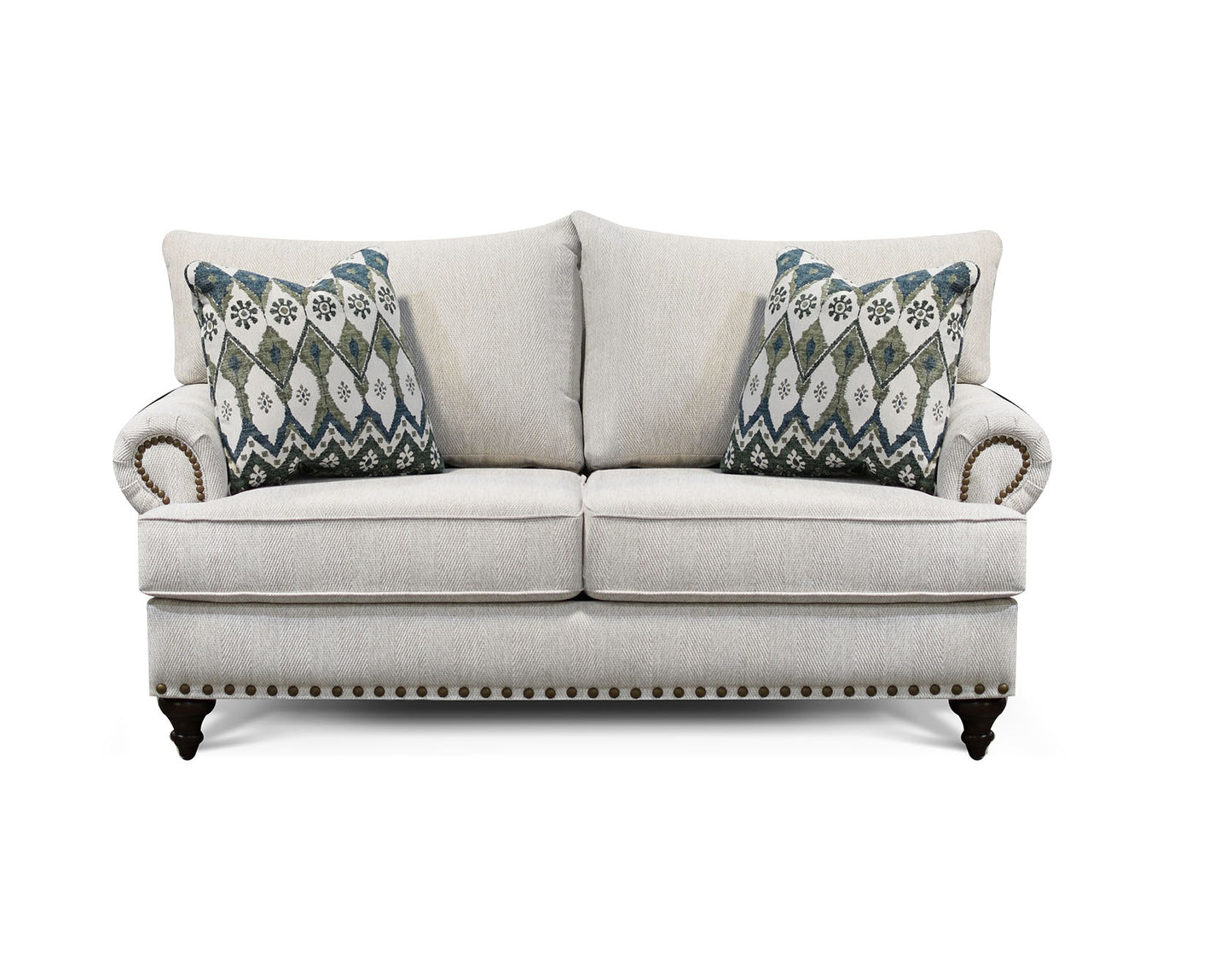 Rosalie Loveseat with Nails