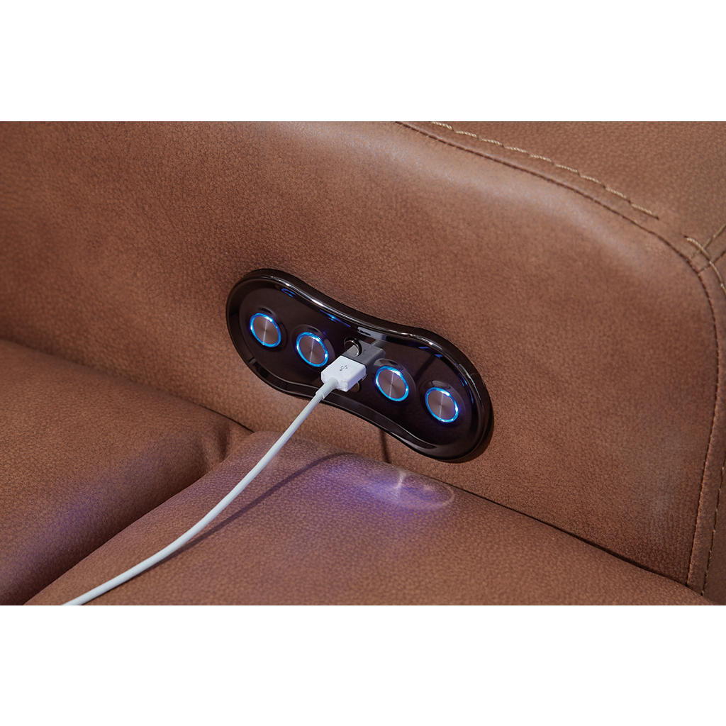 Clean-Slate Power Reclining Loveseat with Console Signature Design by Ashley® Living Room