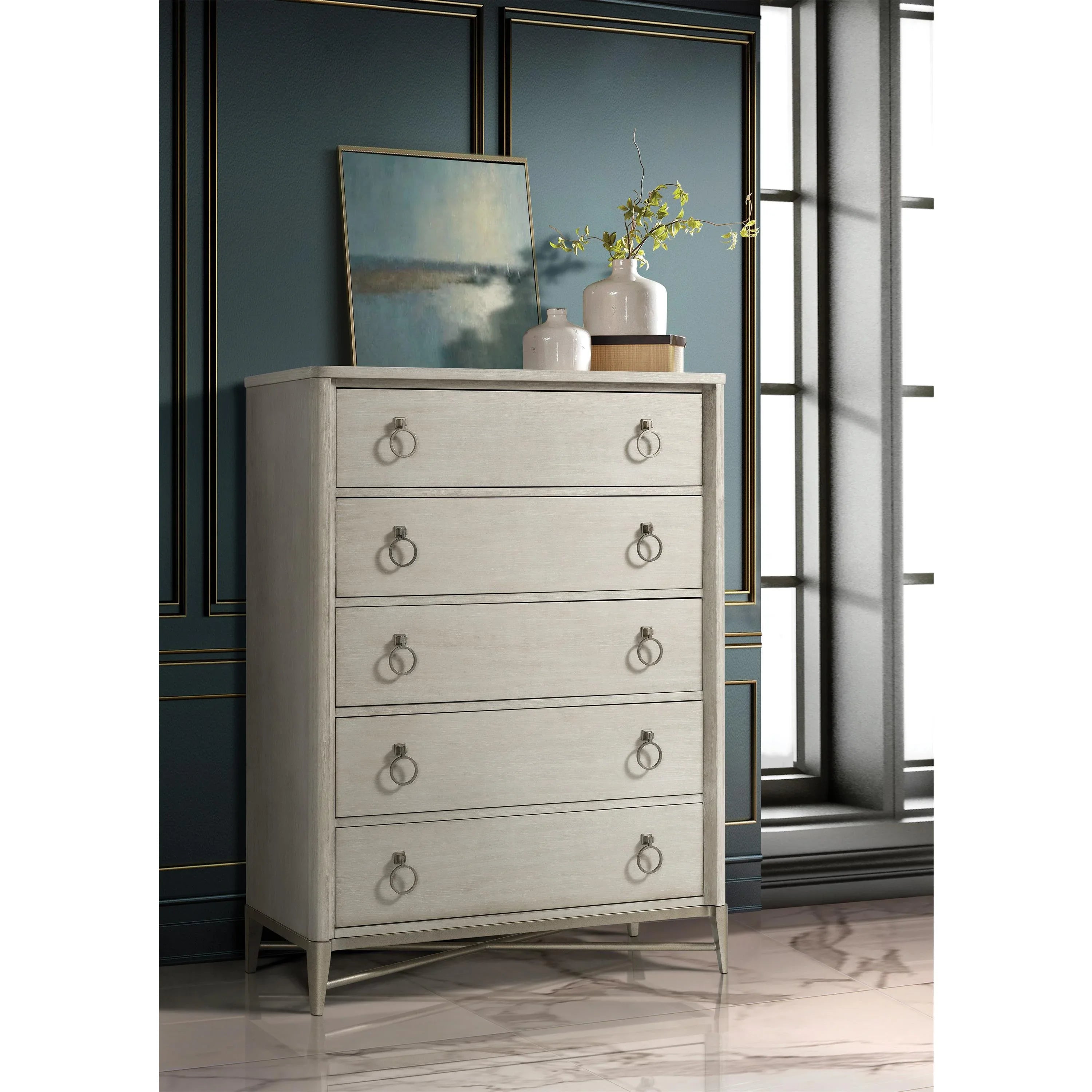 Maisie 5-drawer Chest Riverside Furniture Bedroom