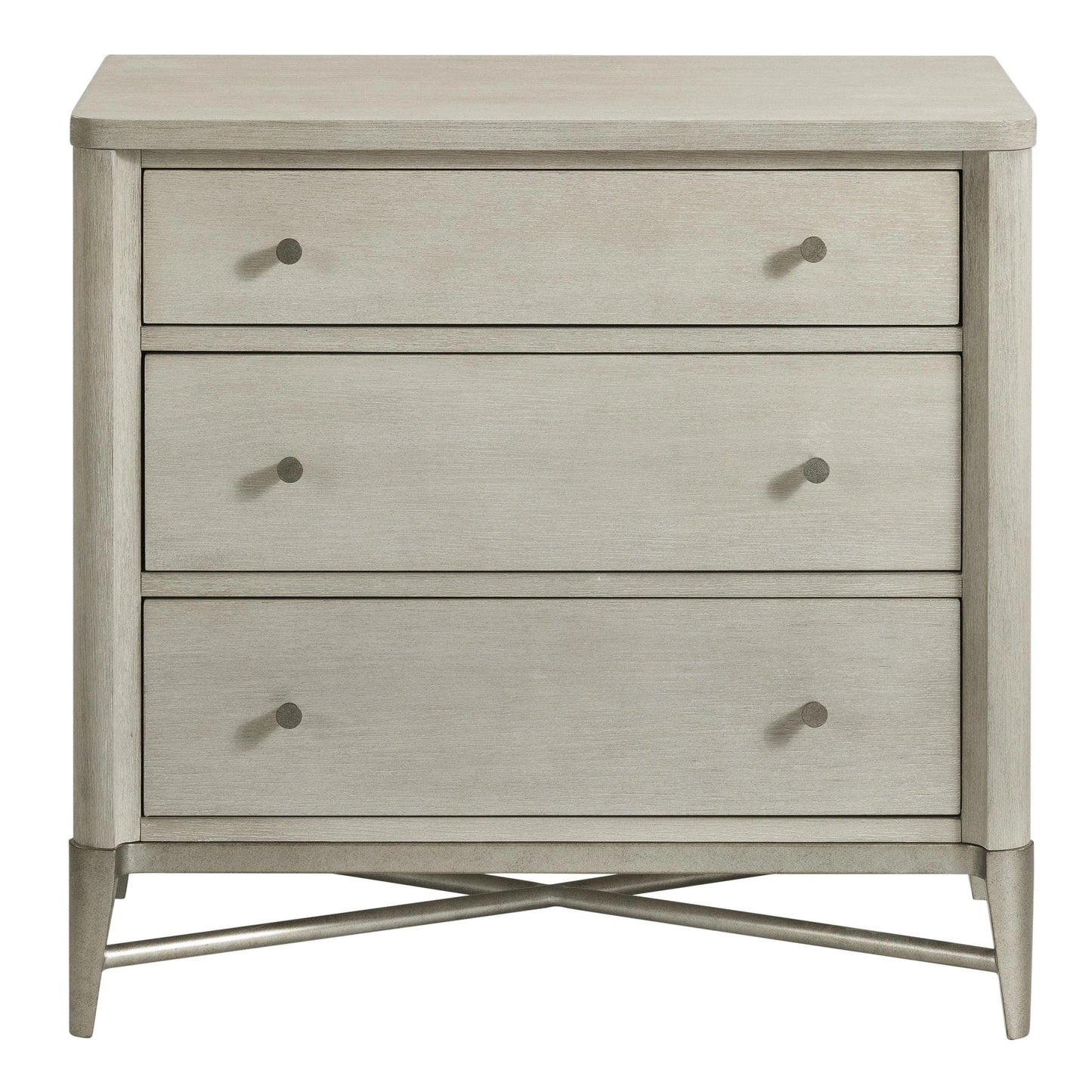 Riverside Maisie 3-drawer Nightstand — Champagne Riverside Furniture Bedroom