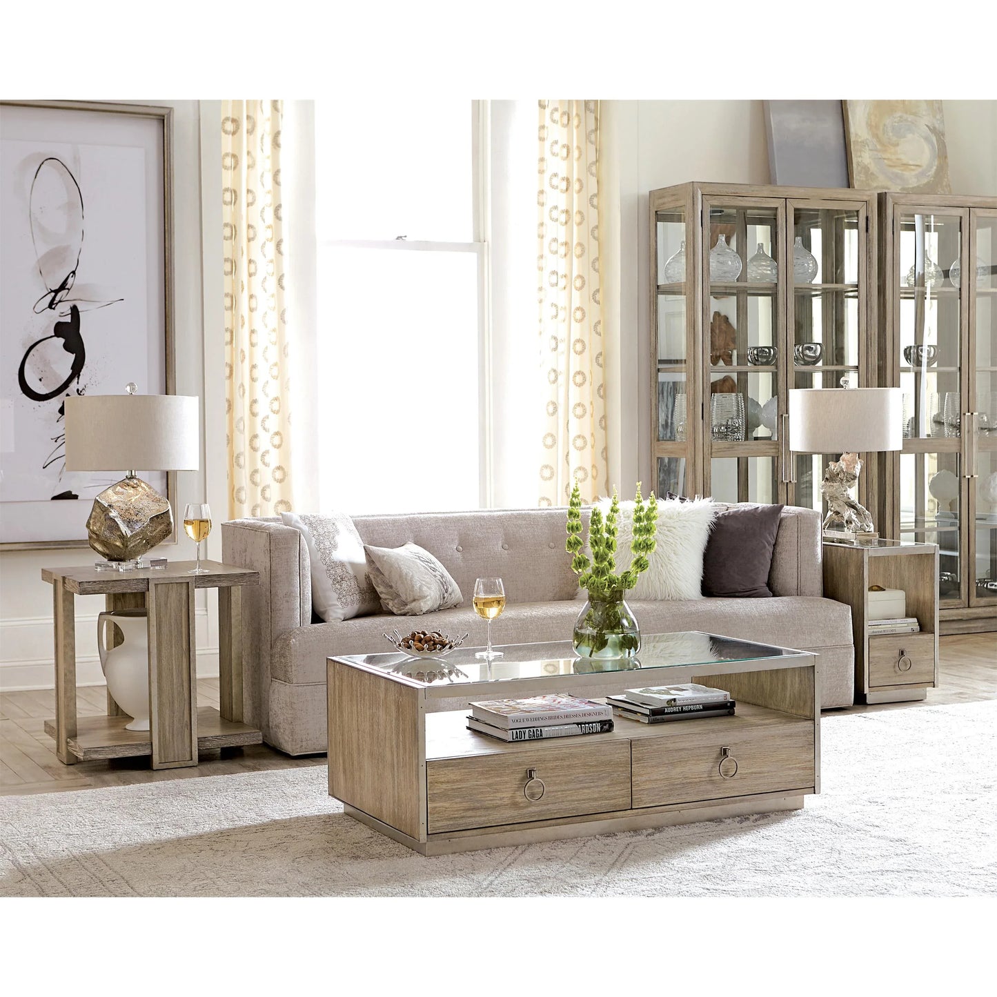 Sophie Chairside Table Riverside Furniture Tables