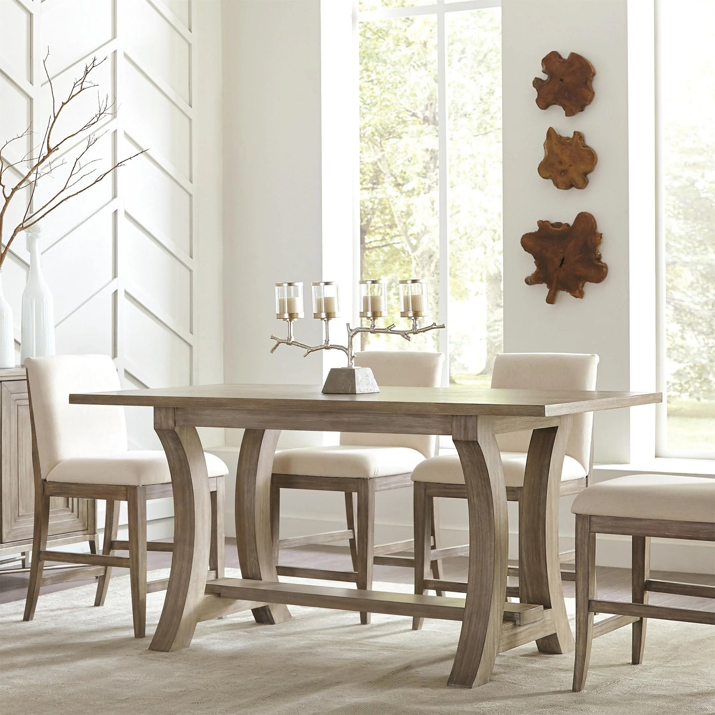 Sophie 76-in Counter Ht Table Riverside Furniture Dining