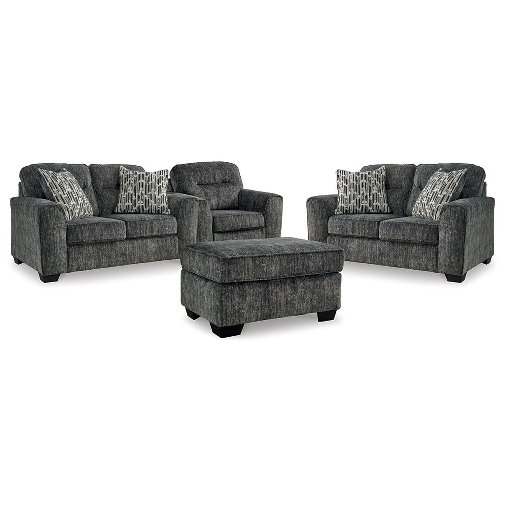 Lonoke 2 Loveseats, Oversized Chair and Ottoman Signature Design by Ashley® Uncategorized