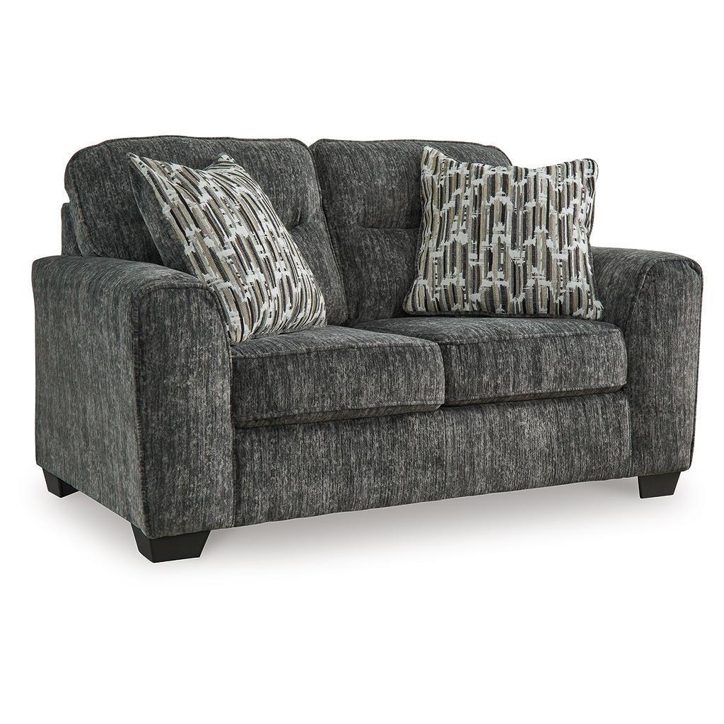 Lonoke Sofa, Loveseat, Oversized Chair and Ottoman — Gunmetal Signature Design by Ashley® Uncategorized