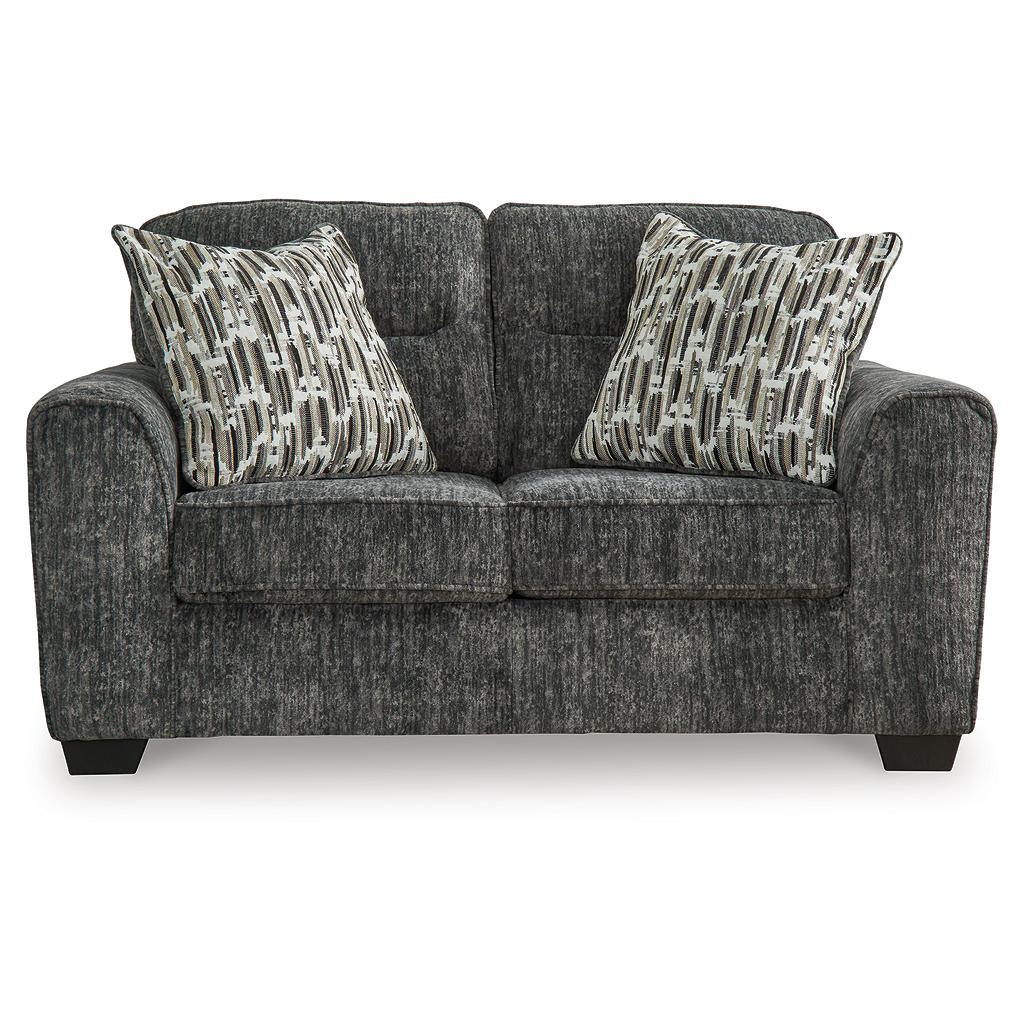 Lonoke Sofa, Loveseat, Oversized Chair and Ottoman — Gunmetal Signature Design by Ashley® Uncategorized