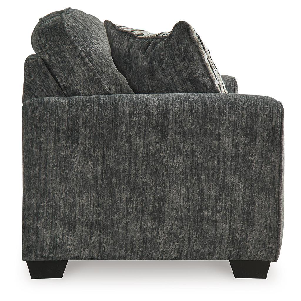 Lonoke Sofa, Loveseat, Oversized Chair and Ottoman — Gunmetal Signature Design by Ashley® Uncategorized