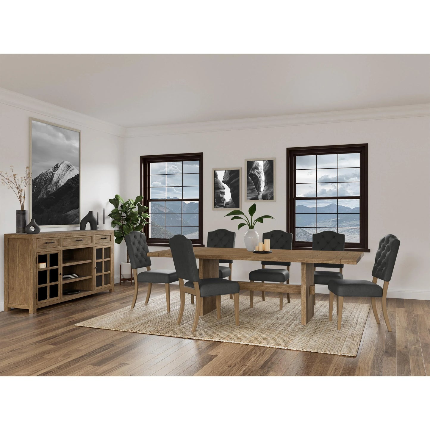 Bozeman Trestle Din Table-base Riverside Furniture Dining