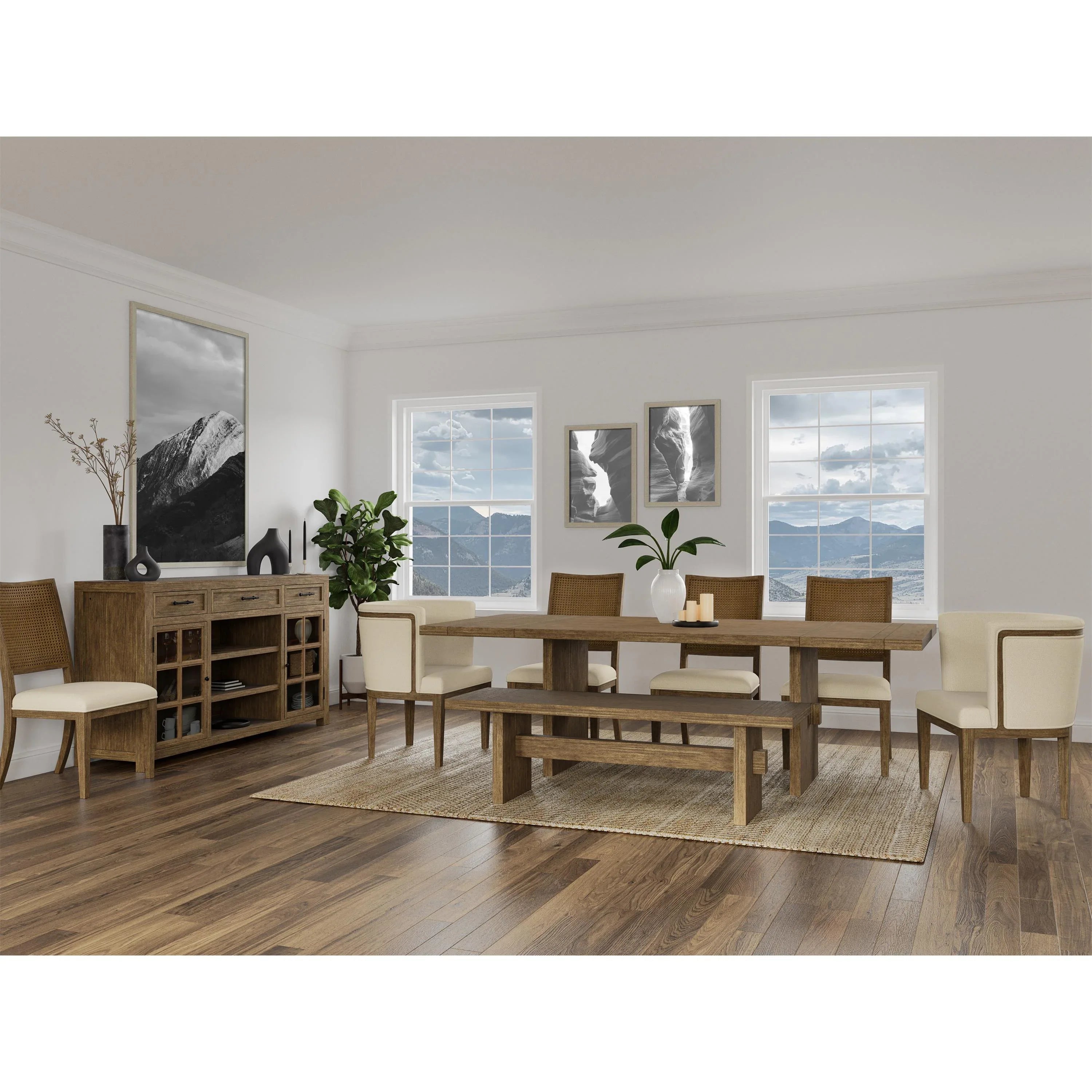 Bozeman Trestle Din Table-base Riverside Furniture Dining