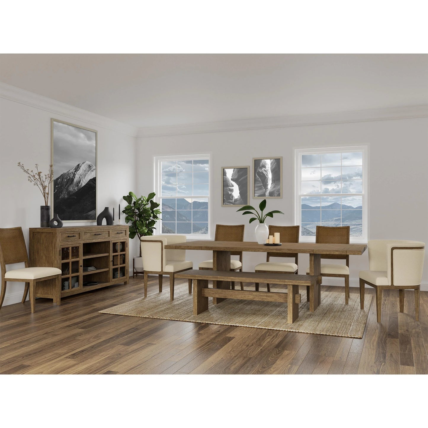 Bozeman Trestle Din Table-base Riverside Furniture Dining