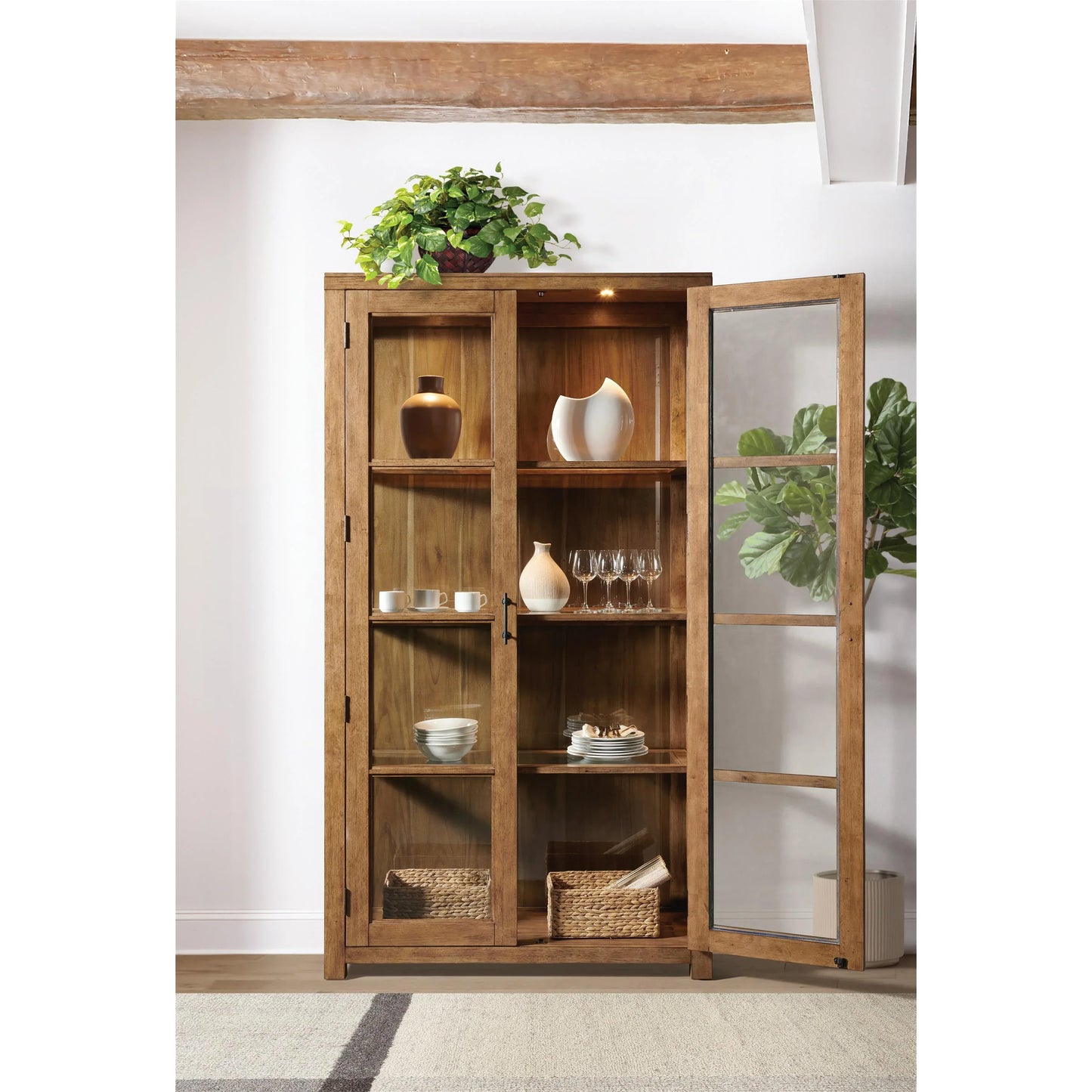 Bozeman Display Cabinet Riverside Furniture Dining