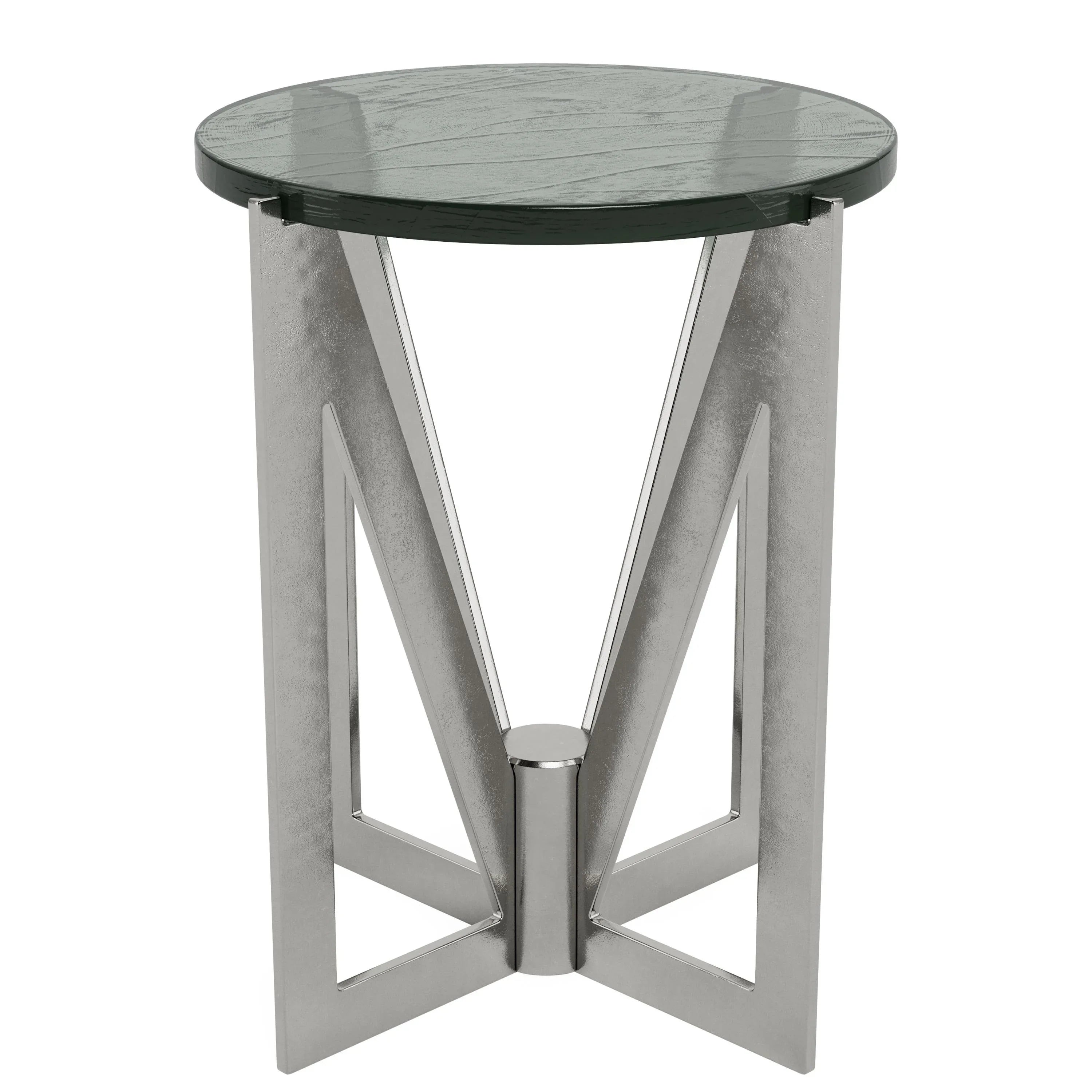 Jano Round End Table Glass Top Riverside Furniture Tables