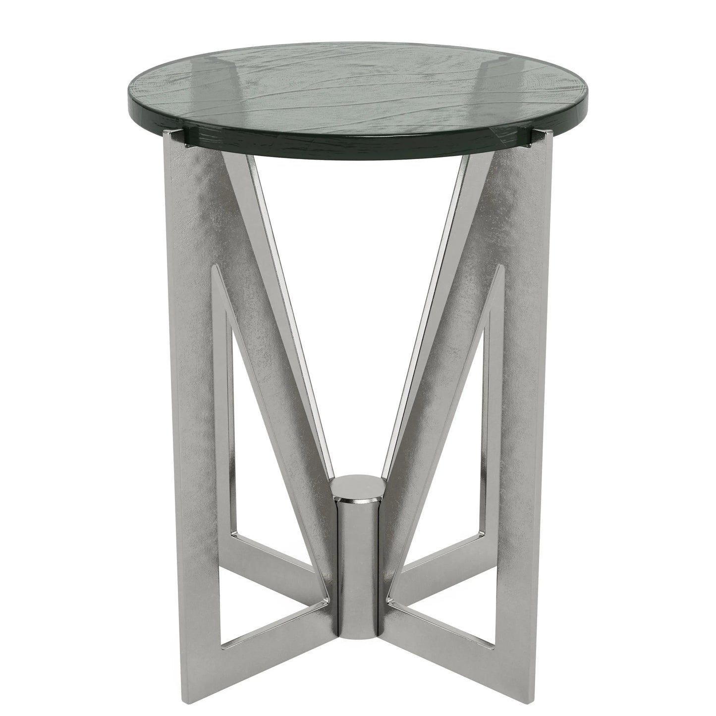 Jano Round End Table Glass Top Riverside Furniture Tables