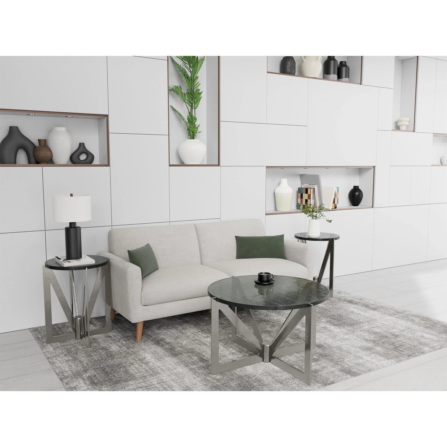 Jano Round End Table Base Riverside Furniture Tables