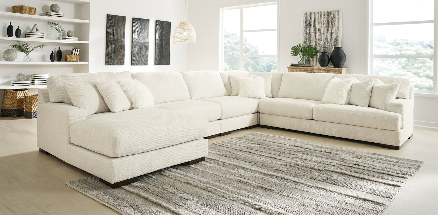 Zada 5-Piece Sectional with Ottoman